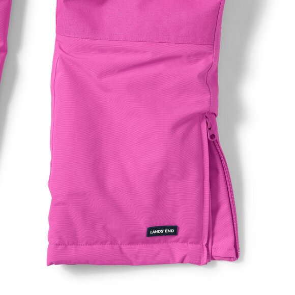 Lands End Girls Squall Waterproof Insulated Snow Pants Ski Pink sizes 8 Slim 12 - Picture 3 of 9